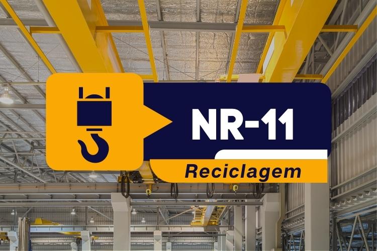 NR 11 – Operação de Ponte Rolante e Talha Elétrica – Teórico Reciclagem – 16 horas